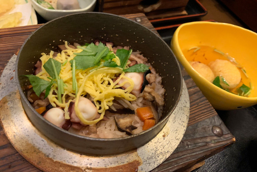 Great journey to create our new signature dish “Meriken・Hatoba style Kamameshi”!