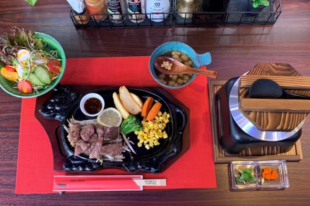 ¡Crítico gastronómico del Editor en Jefe de Ichiban Kobe! ¡¡Disfrute el combo especial de almuerzo Meriken・Hatoba!!
